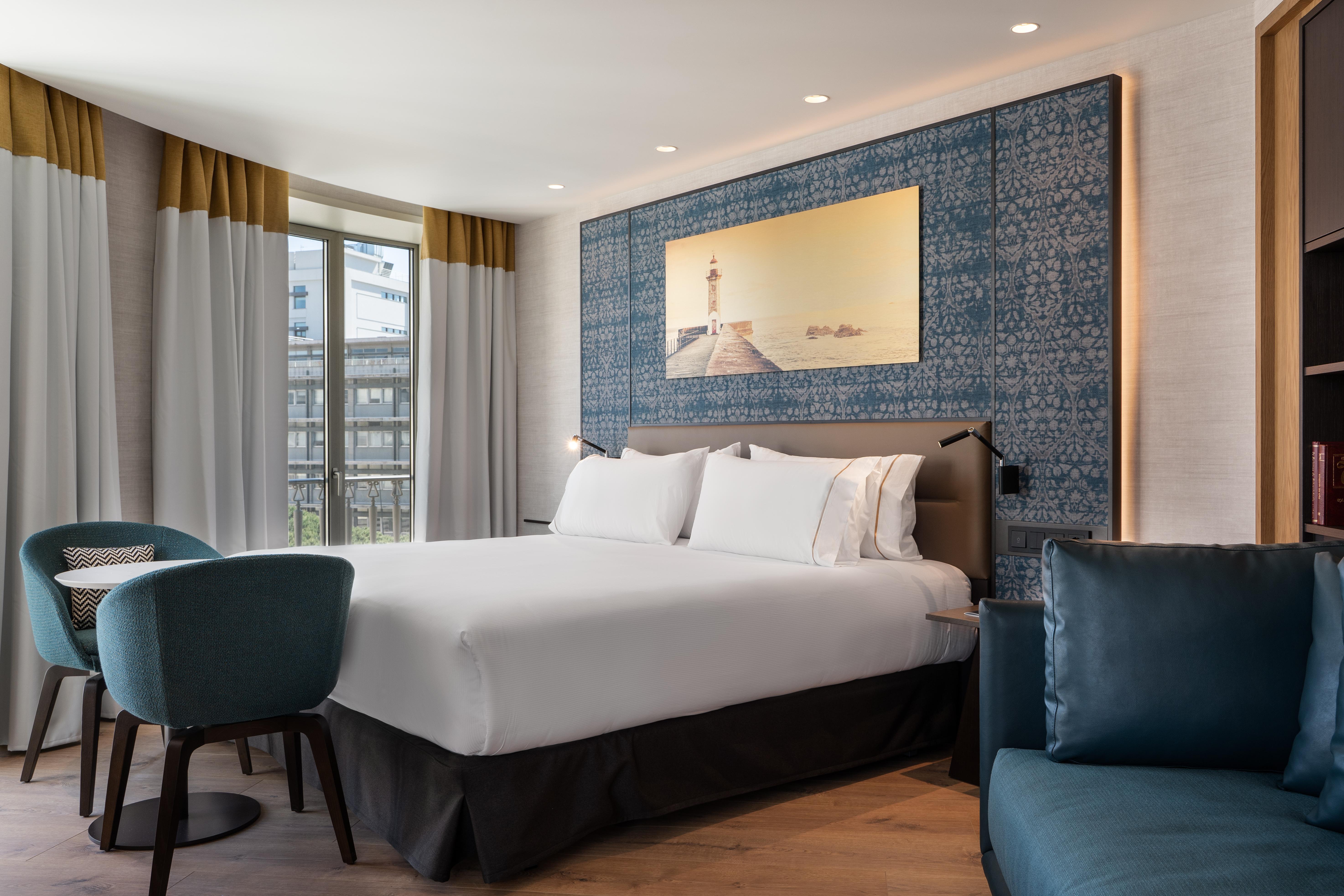 ホテル Eurostars Aliados ポルト エクステリア 写真 Deluxe room